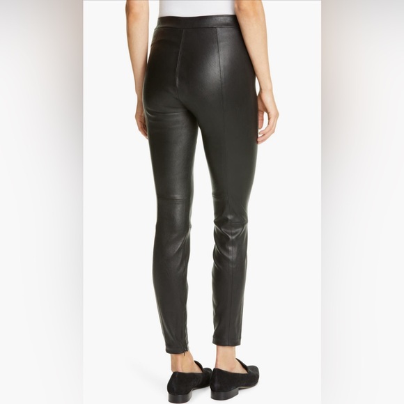 EUC Vince Leather Zip Leggings | Black | Size Medium - Picture 5 of 16